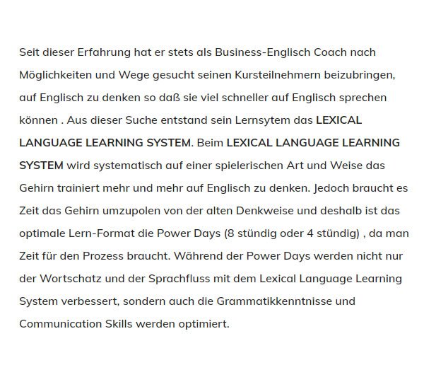 LEXICAL LANGUAGE LEARNING SYSTEM in 35510 Butzbach (Friedrich-Ludwig-Weidig-Stadt)